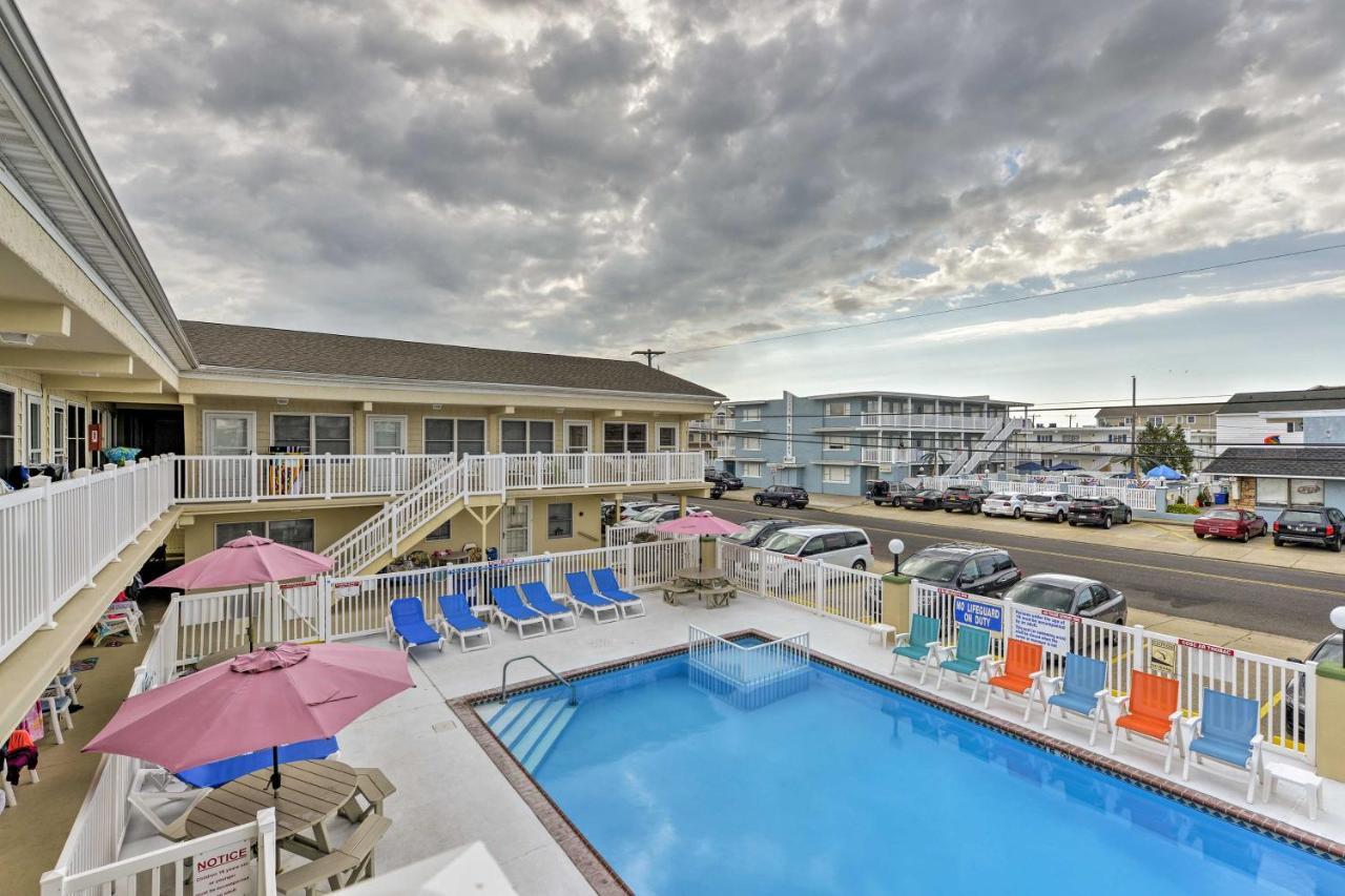 North Wildwood Condo With Pool, Walk To Boardwalk! Extérieur photo