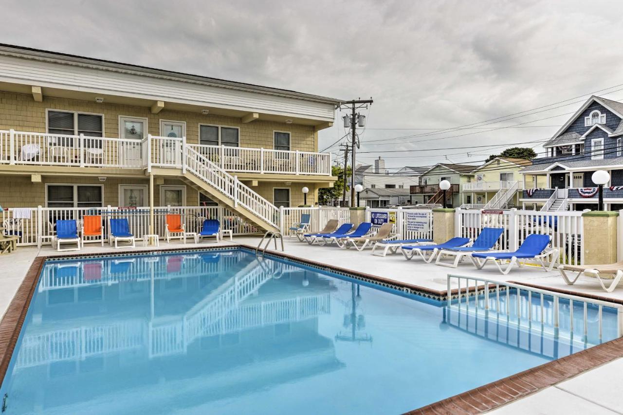 North Wildwood Condo With Pool, Walk To Boardwalk! Extérieur photo